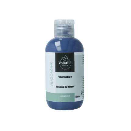 Volatile Voetlotion tussen de tenen