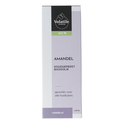 Volatile Amandel koudgeperst basisolie bio glazen fles