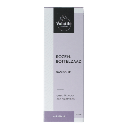 Volatile Rozenbottelzaad basisolie  glazen fles