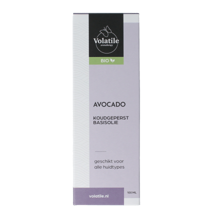 Volatile Avocado koudgeperst basisolie bio glazen fles
