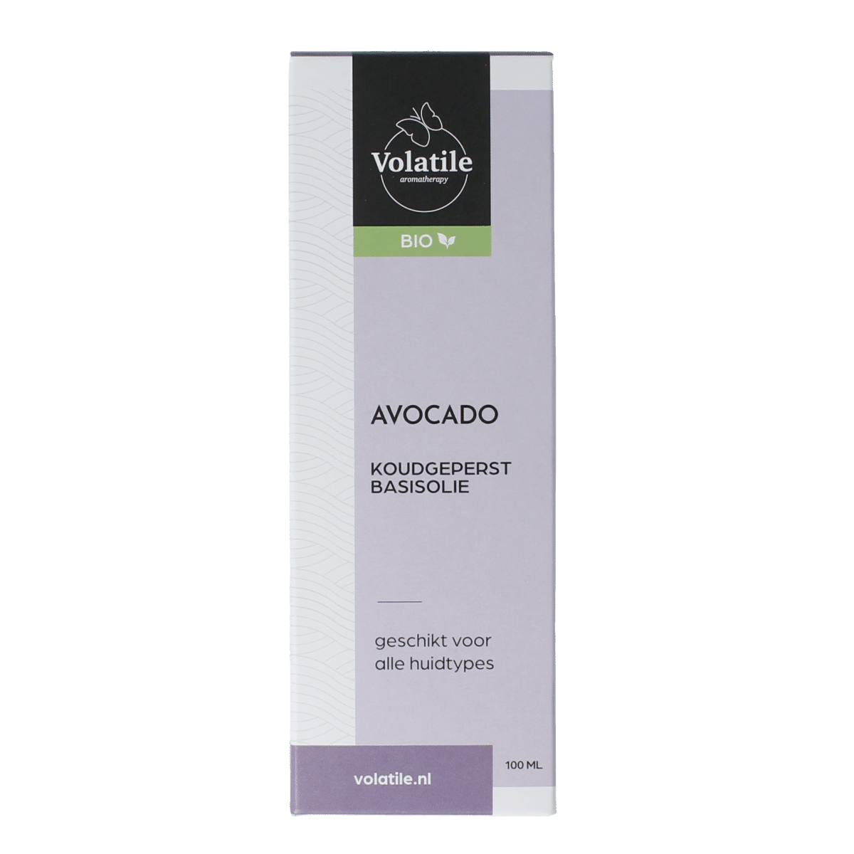 8715542035992_A1N1.png Volatile Avocado koudgeperst basisolie bio glazen fles - Afbeelding 1