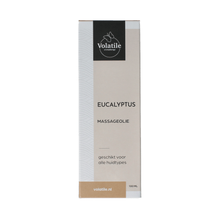 Volatile Massageolie eucalyptus glas met pomp