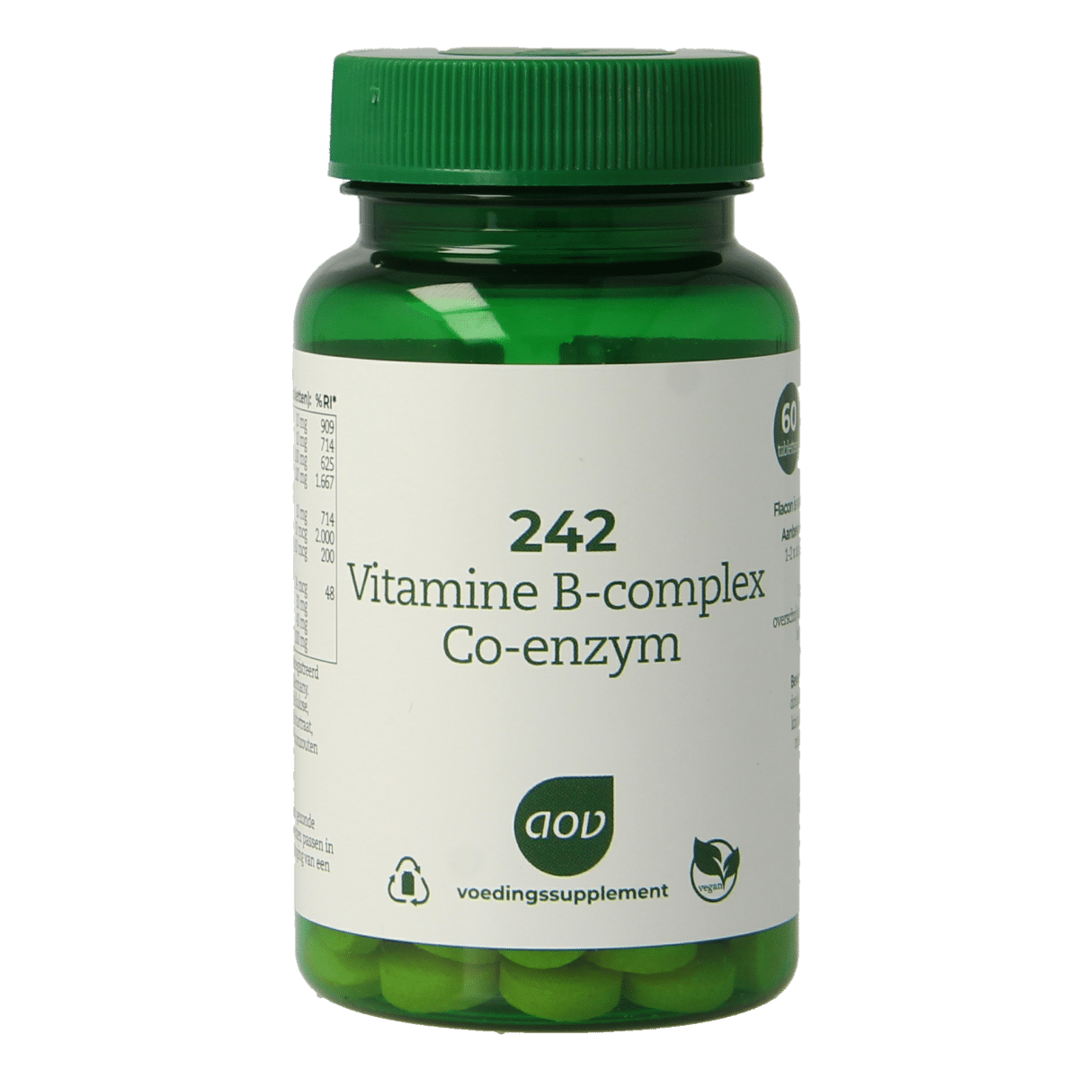 8715687702421_A1N1.png AOV 242 Vitamine B complex co-enzym - Afbeelding 1