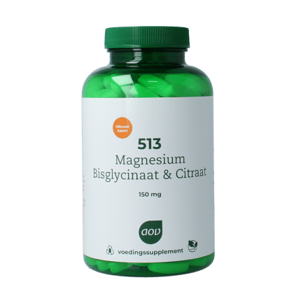 AOV 513 Magnesium bisglycinaat & citraat 150mg