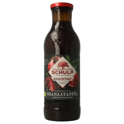 Schulp Krachtsap granaatappel puur bio