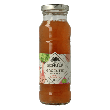 Schulp Groentje appel & rabarbersap bio