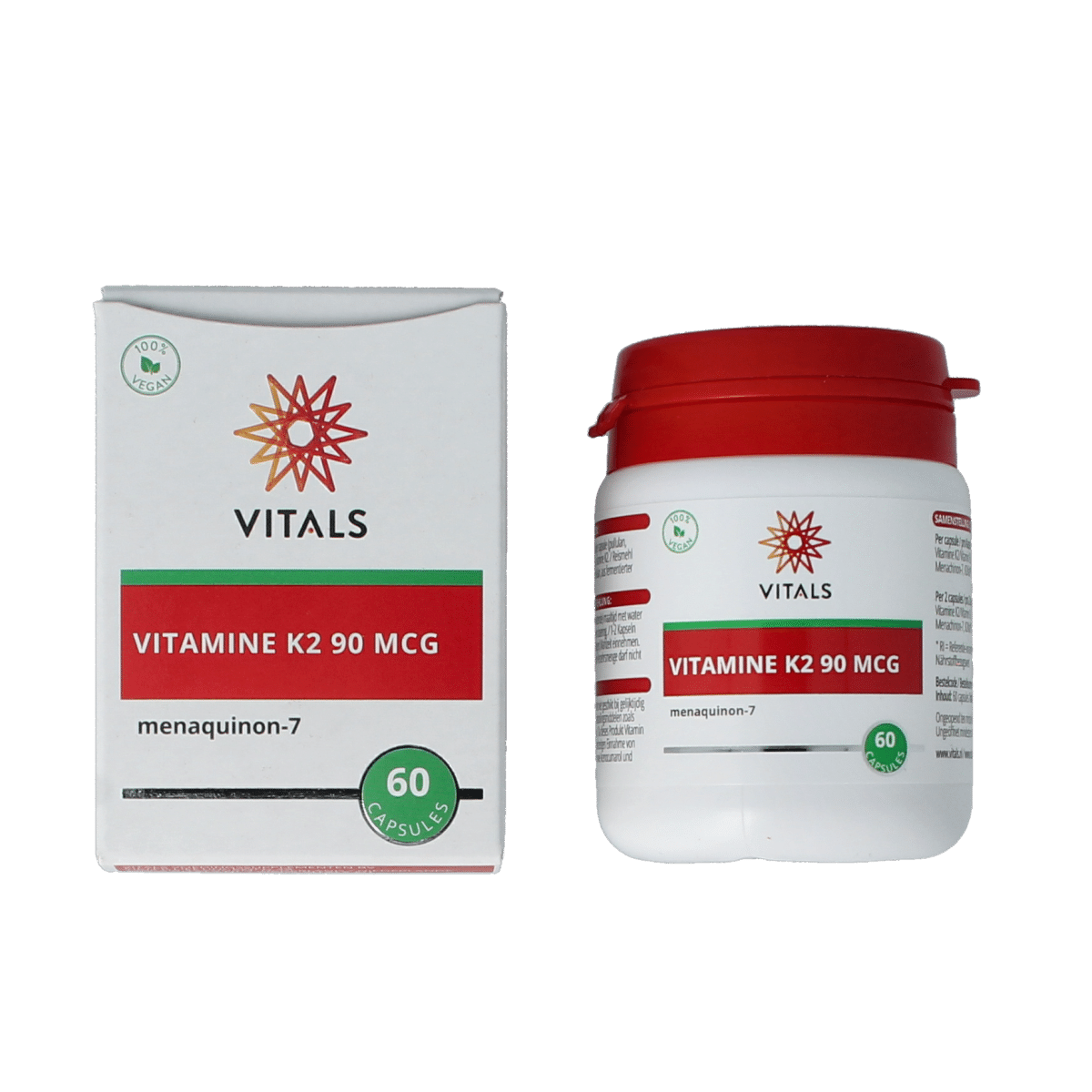 8716717002467_A1N2.png Vitals Vitamine K2 90 mcg - Afbeelding 1