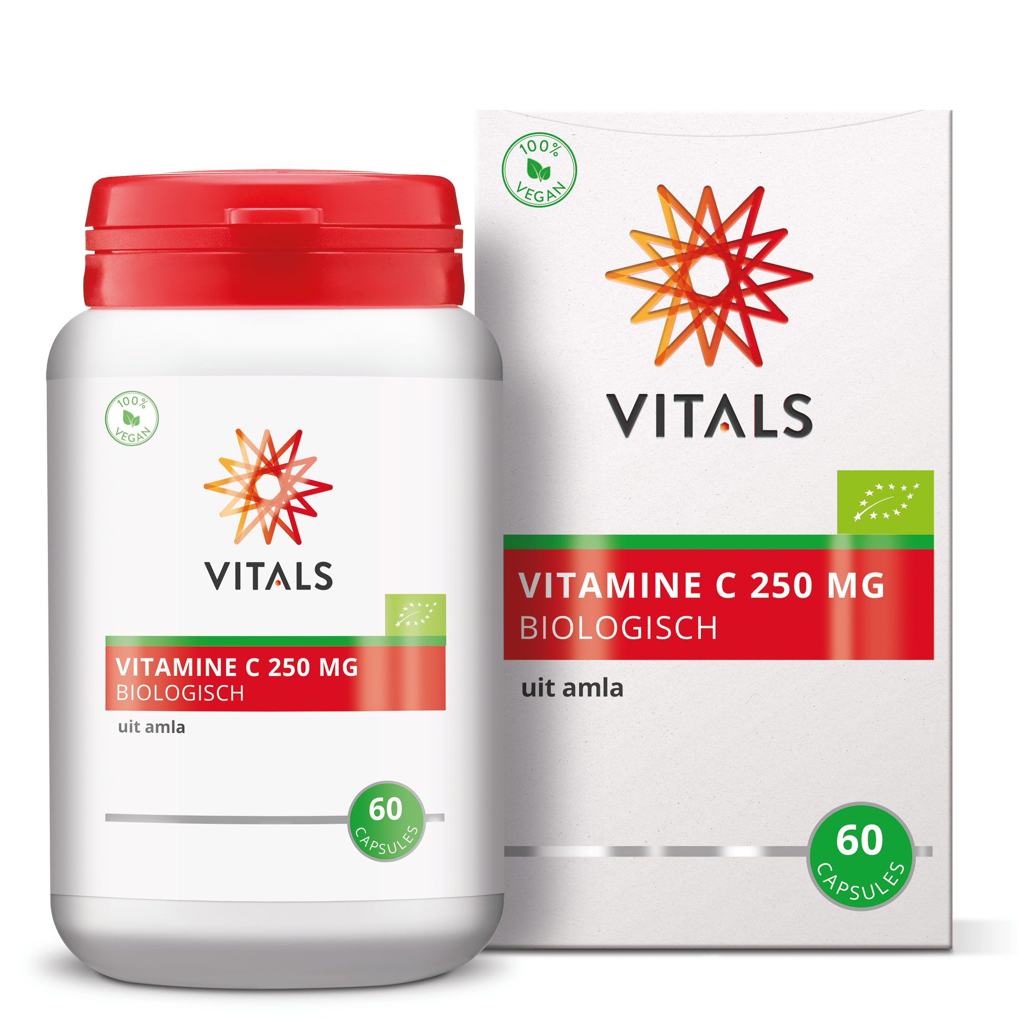 8716717004553_A1N1.png Vitals Vitamine C 250mg bio - Afbeelding 1