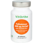 VitOrtho Foliumzuur 400 mcg met vitamine B12