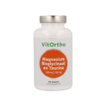 VitOrtho Magnesium bisglycinaat 100 mg en taurine 200 mg