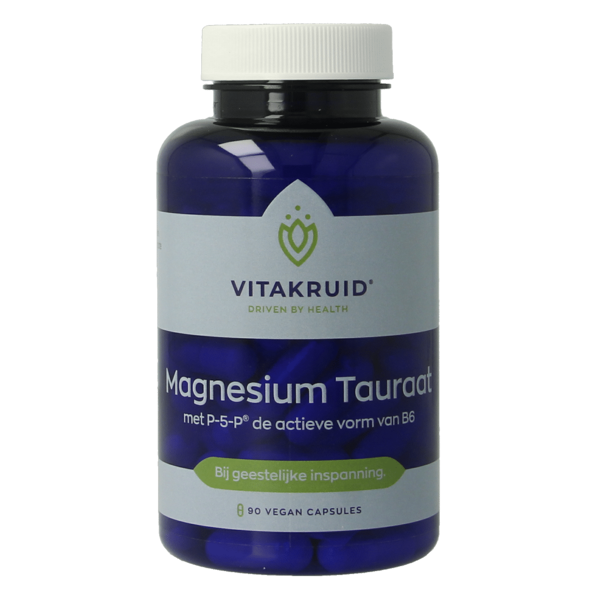 8717438690063_A1N1.png Vitakruid Magnesium Tauraat met Vitamine B6 (P-5-P) - Afbeelding 1