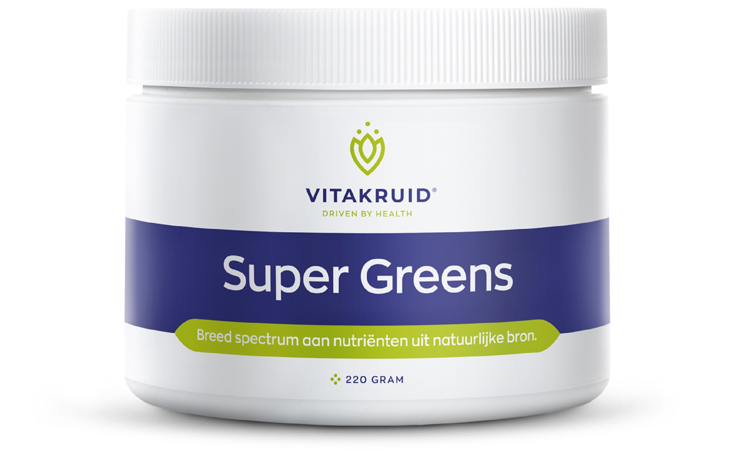 8717438690155_A1N1.jpg Vitakruid Super Greens 25 nutrienten oa probiotica & enzymen - Afbeelding 1