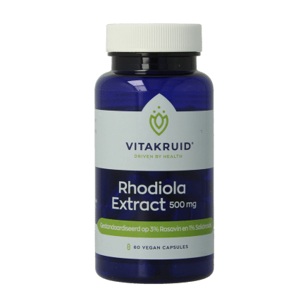 Vitakruid Rhodiola extract 500 mg 3% Rosavin 1% Salidroside