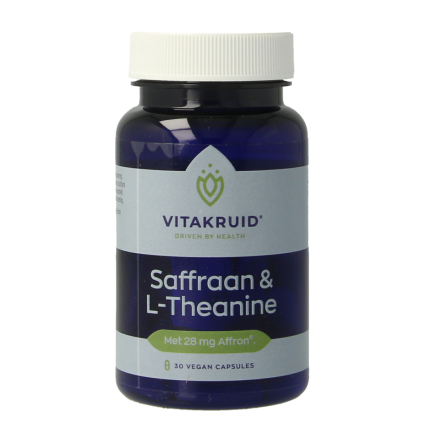 Vitakruid Saffraan 28mg (Affron) & L-Theanine