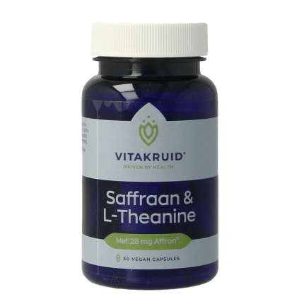 Vitakruid Saffraan 28mg (Affron) & L-Theanine