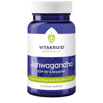 Vitakruid Ashwagandha 5% withanoliden KSM-66 & Bioperine