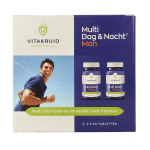 Vitakruid Multi Dag & Nacht Man 100% Vegan 2 x 30