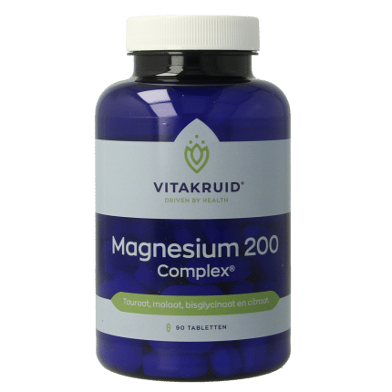 Vitakruid Magnesium 200 Complex Tauraat Malaat Bisglycinaat
