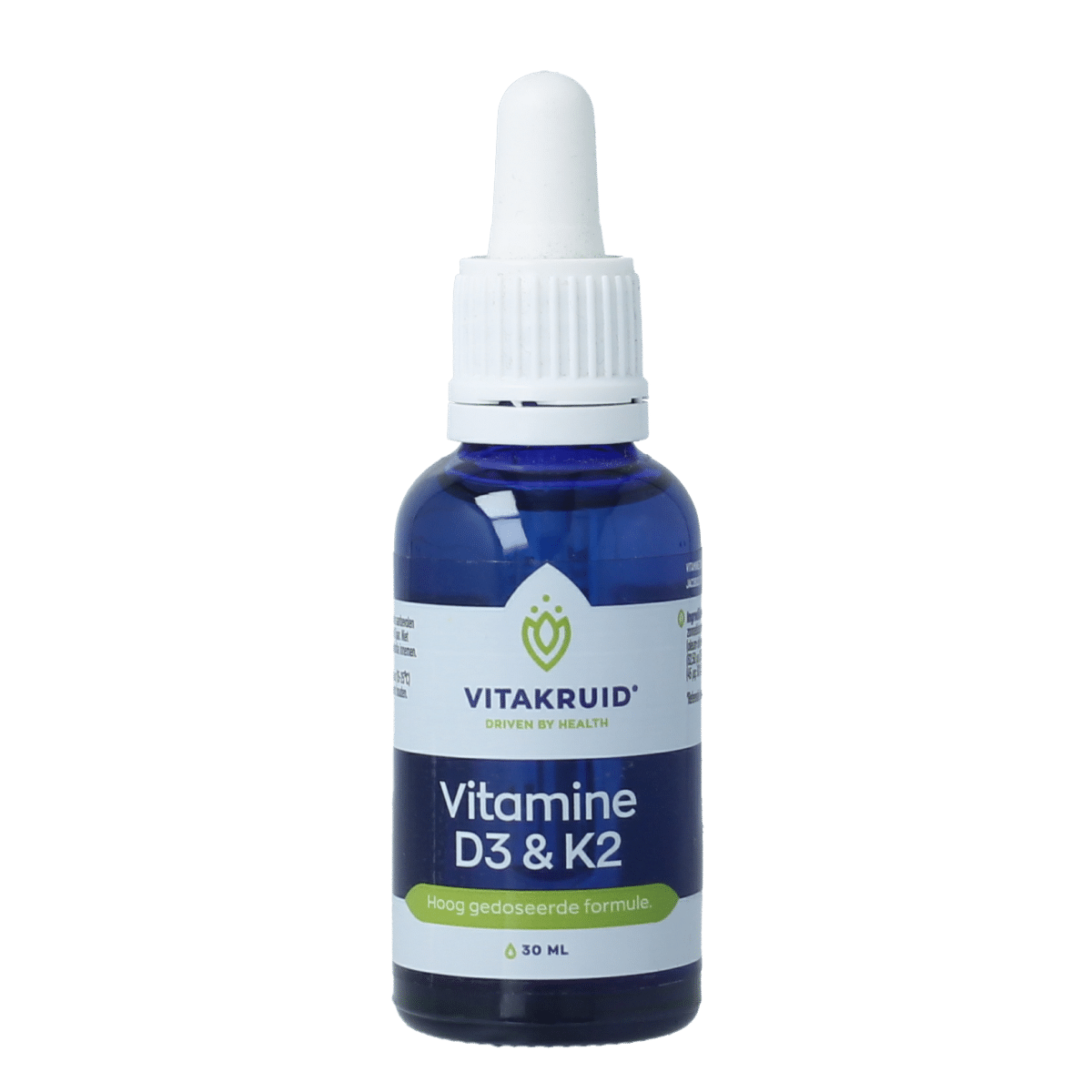 8717438691664_A1N1.png Vitakruid Vitamine D3 & K2 (MenaQ7) met druppelpipet - Afbeelding 1