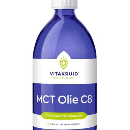 Vitakruid MCT Olie C8 100% zuivere & duurzame kokosolie