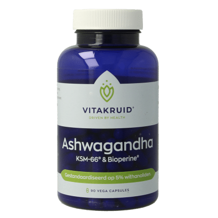Vitakruid Ashwagandha 5% withanoliden KSM-66 & Bioperine