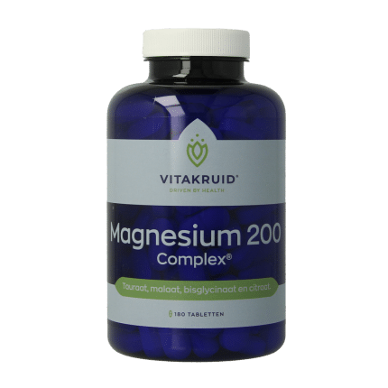 Vitakruid Magnesium 200 Complex Tauraat Malaat Bisglycinaat