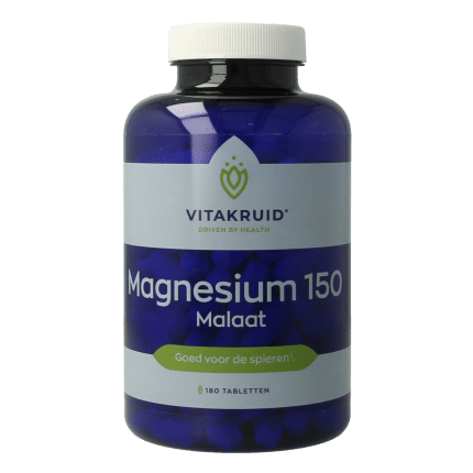 Vitakruid Magnesium 150 Malaat met Vitamine B6 (P-5-P)
