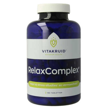 Vitakruid RelaxComplex oa Magnesium Tauraat & Vitamine D3
