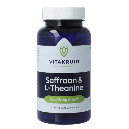Vitakruid Saffraan 28mg (Affron) & L-Theanine