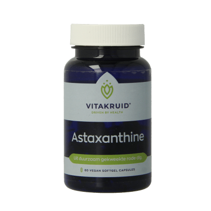 Vitakruid Astaxanthine Astapure 4mg duurzaam gekweekte alg