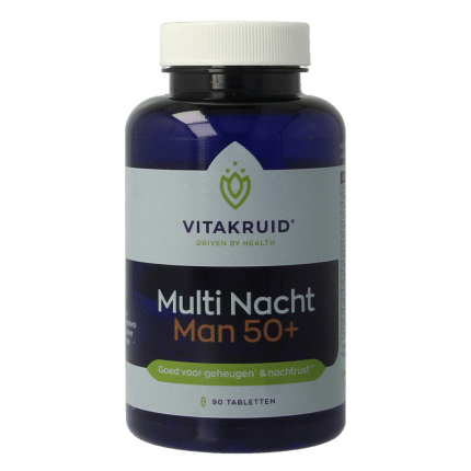 Vitakruid Multi Nacht Man 50+ 100% Vegan