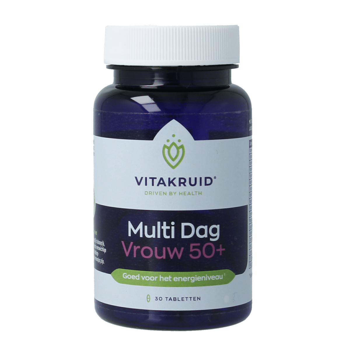 8717438692425_A1N1.png Vitakruid Multi Dag Vrouw 50+ 100% Vegan - Afbeelding 1