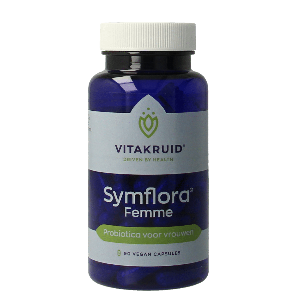 8717438692593_A1N1.png Vitakruid Symflora Femme Probiotica voor vrouwen - Afbeelding 1