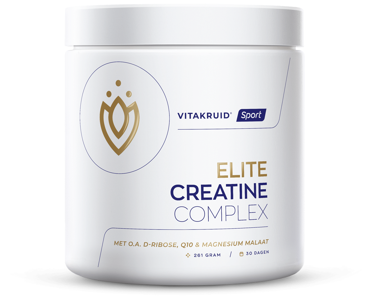 8717438692951_A1N1.png Vitakruid Elite Creatine Complex D-Ribose, Q10 & Magnesium - Afbeelding 1