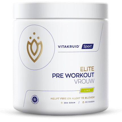 Vitakruid Elite pre workout vrouw
