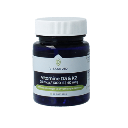 Vitakruid Vitamine D3 & K2 in MCT-olie voor verhoogde opname