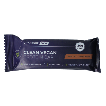 Vitakruid Clean vegan protein bar - apple cinnamon