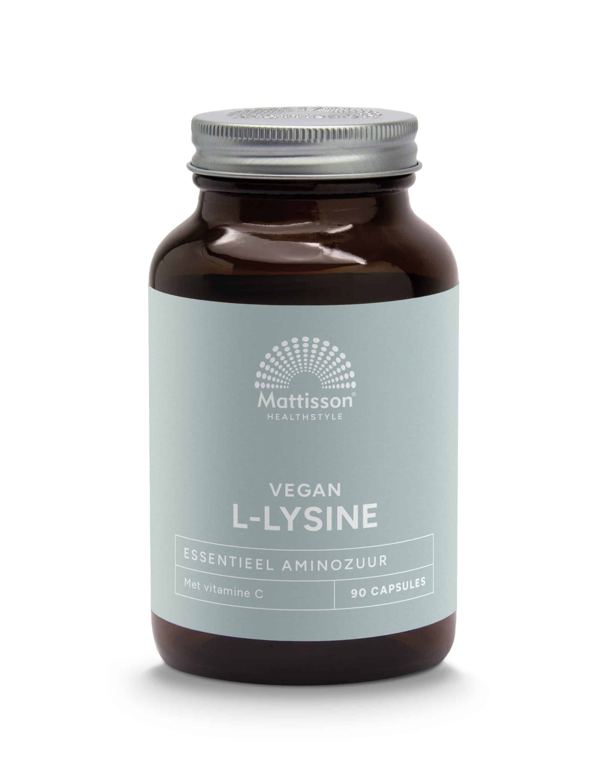 8717677960248_A1N1.jpg Mattisson L-Lysine+ met vitamine C - Afbeelding 1