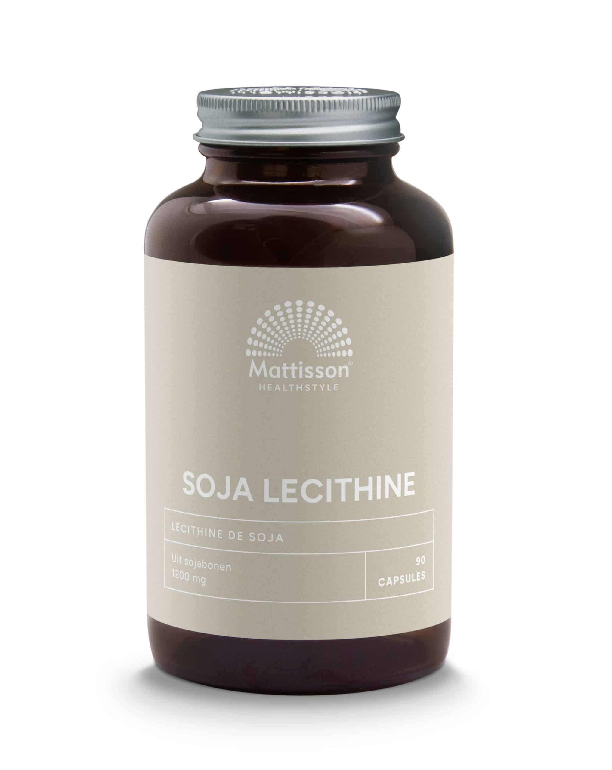 8717677962334_A1N1.jpg Mattisson Absolute soja lecithine 1200mg - Afbeelding 1