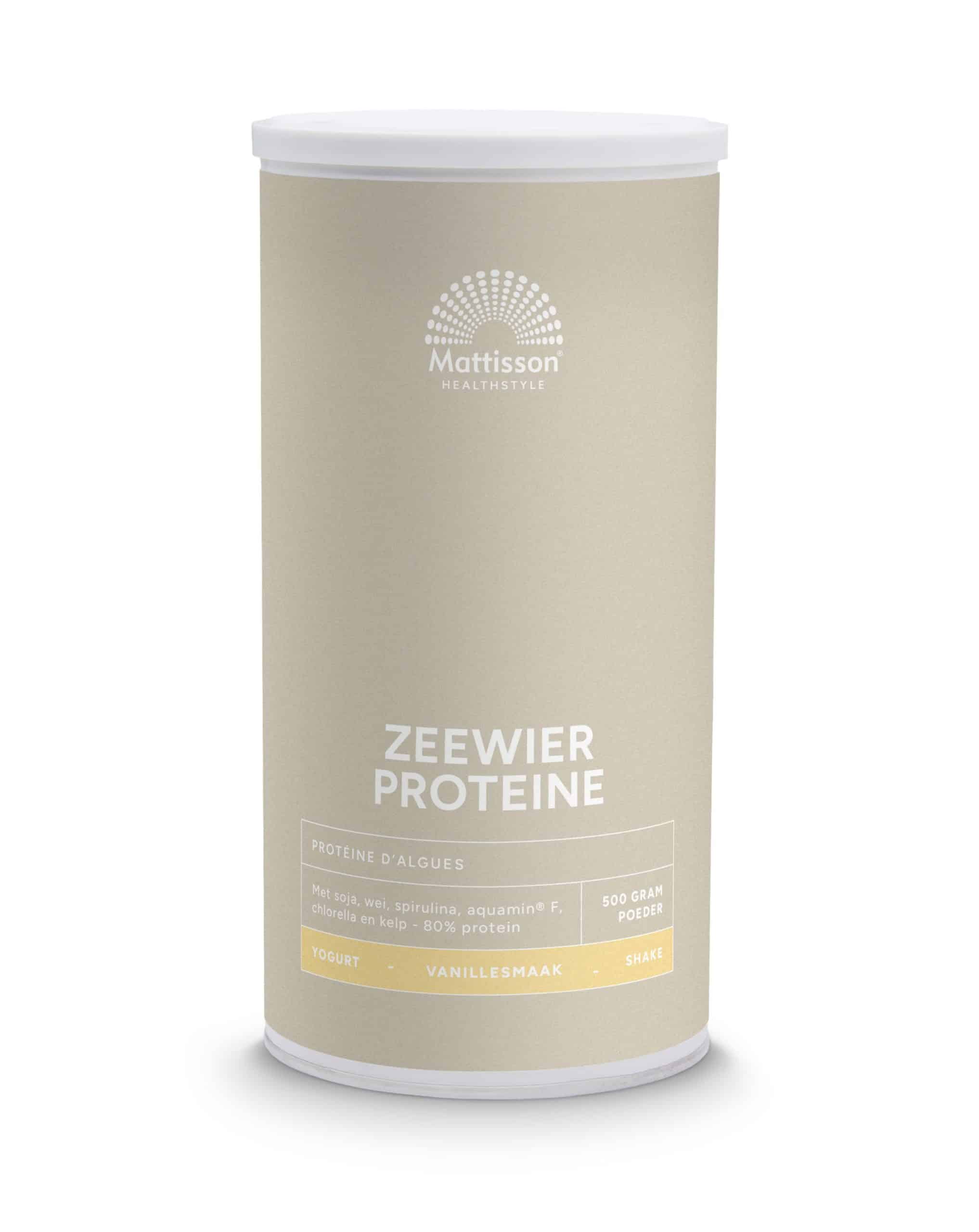 8717677962853_A1N1.jpg Mattisson Absolute zeewier eiwit vanille - Afbeelding 1