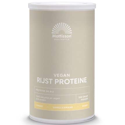 Mattisson Absolute rijst proteine vanille vegan 80%