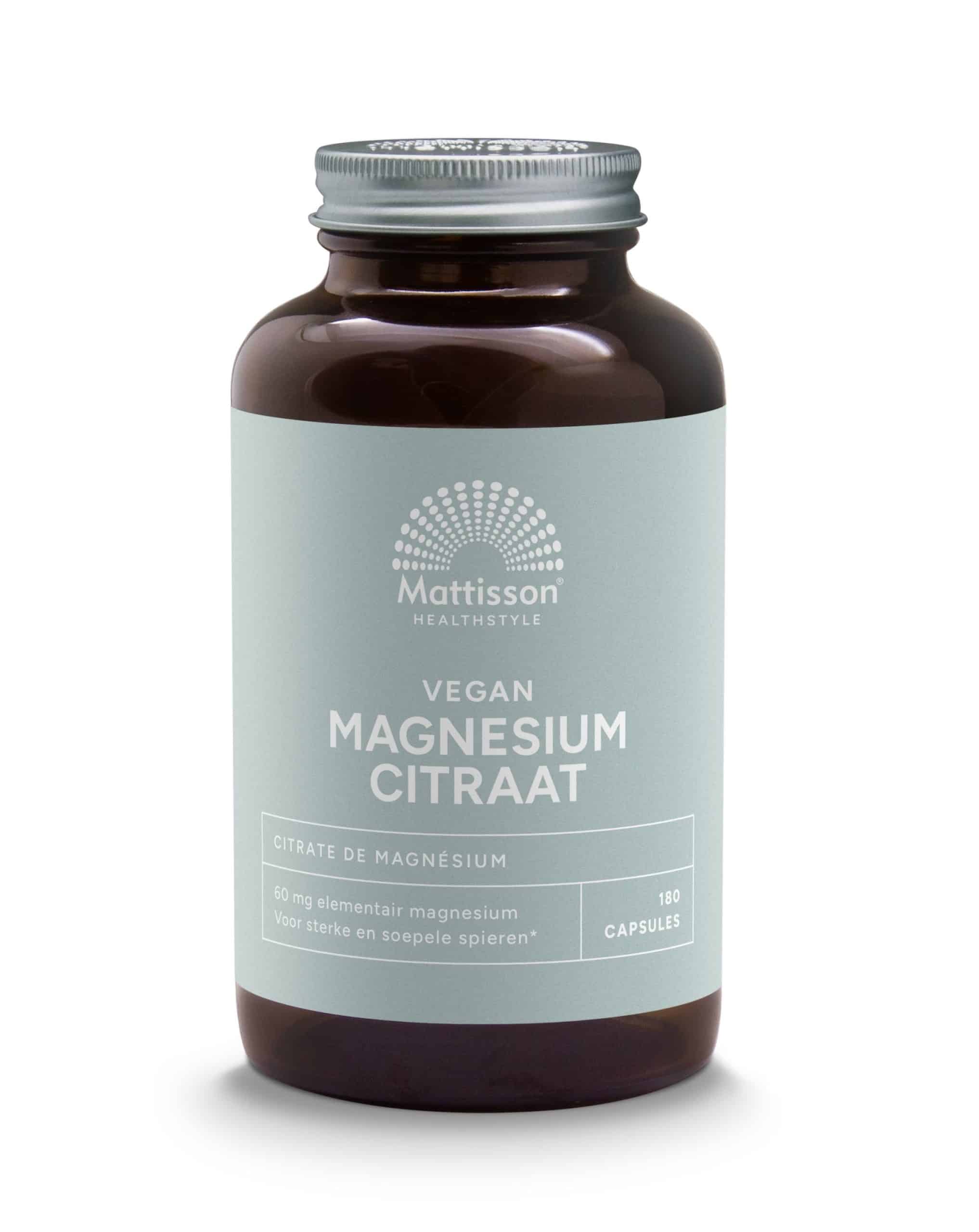 8717677963768_A1N1.jpg Mattisson Active magnesium citraat 400mg - Afbeelding 1