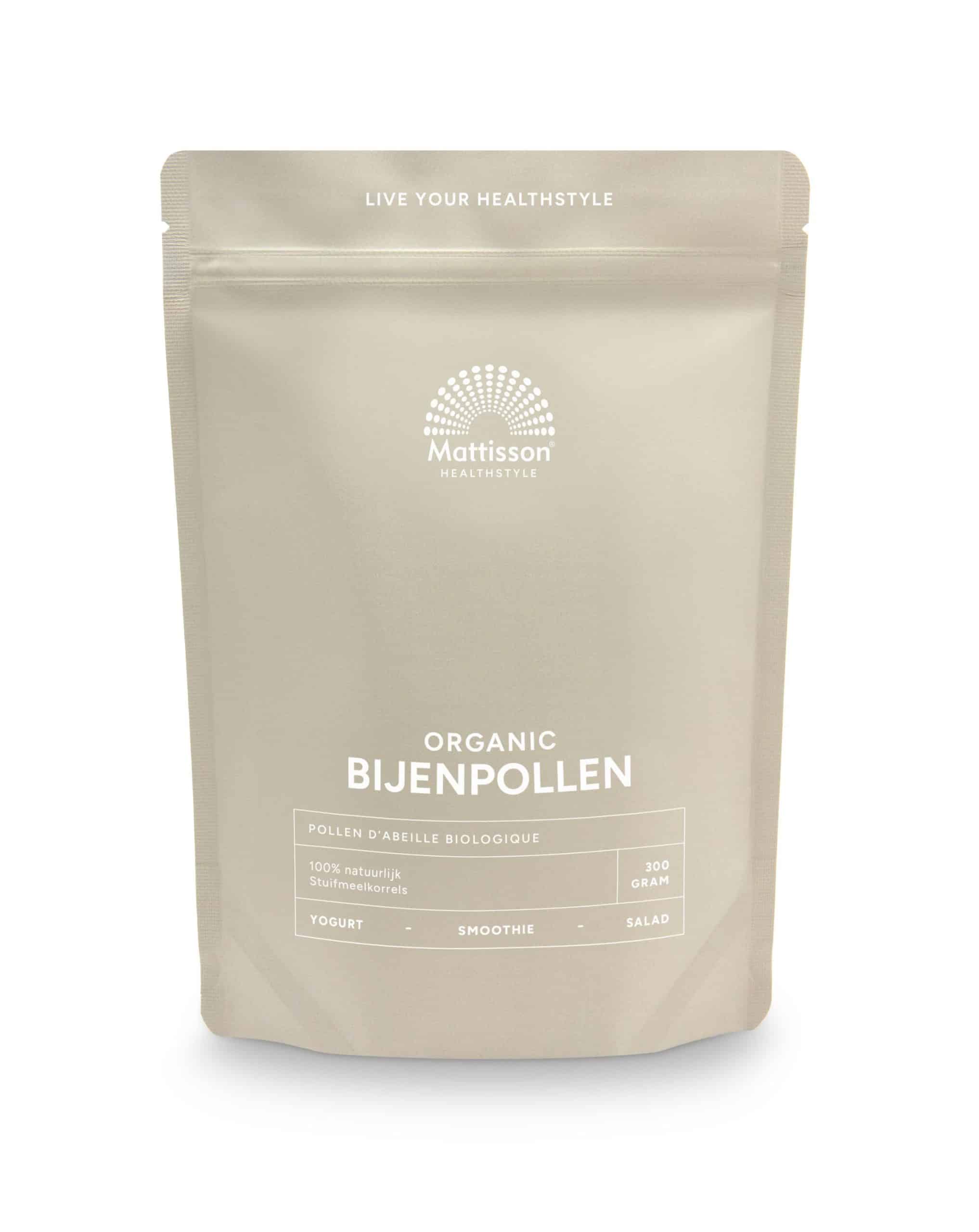 8717677966318_A1N1.jpg Mattisson Bijenpollen stuifmeelkorrels bio - Afbeelding 1