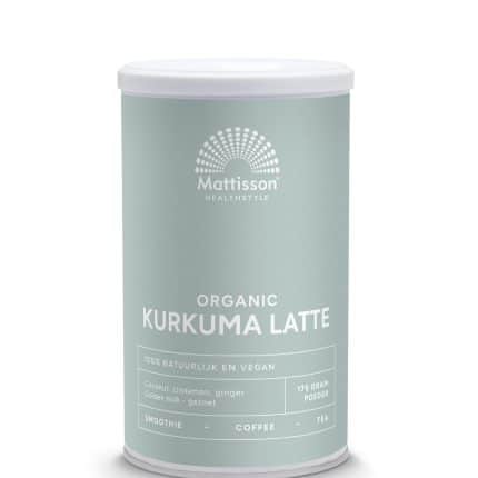 Mattisson Latte kurkuma goldenmilk gezoet kaneel - kokos bio