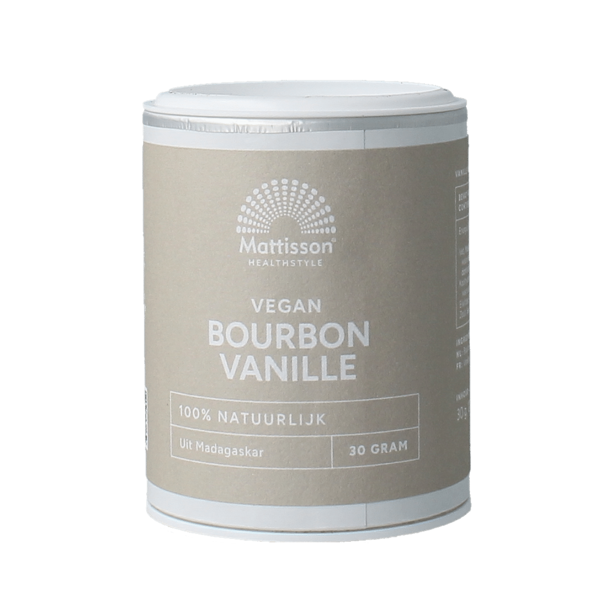8717677967643_A1N1.png Mattisson Bourbon vanille poeder - Afbeelding 1