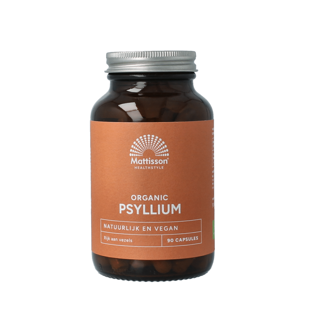 8717677967704_A1N1.png Mattisson Psyllium Husk 750mg bio - Afbeelding 1
