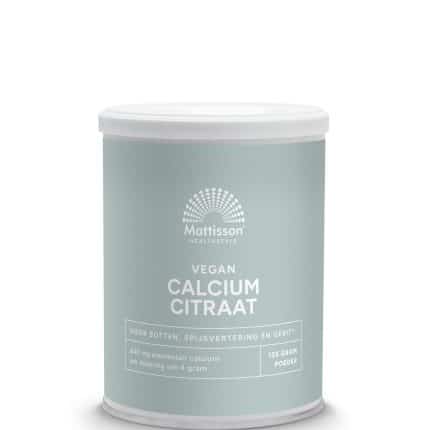 Mattisson Calcium citraat poeder - 21% elementair calcium