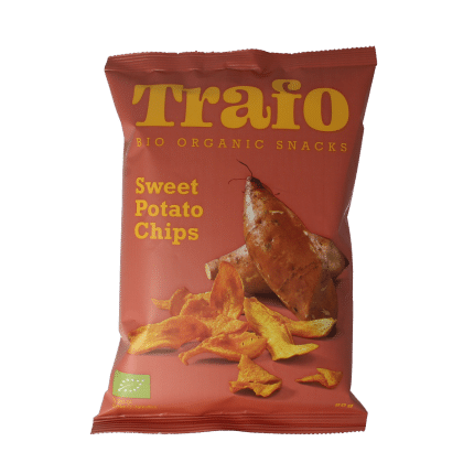 Trafo Chips zoete aardappel bio