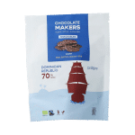 Chocolatemakers Zeiltjes puur 70% met cacaonibs & zeezout bio