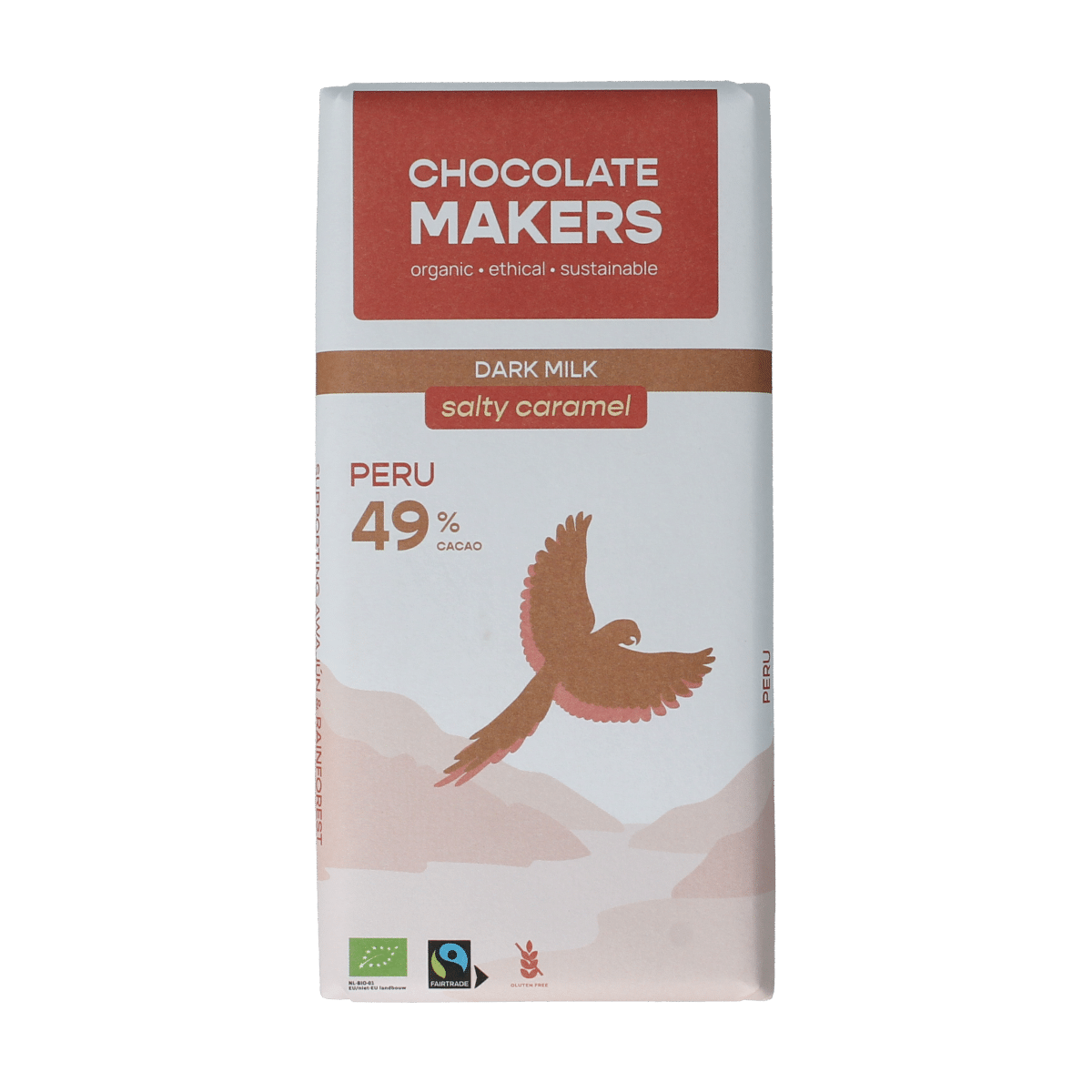 8719324515597_A1N1.png Chocolatemakers Fairtrade salty caramel 49% bio - Afbeelding 1